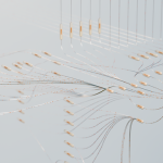 rede neural representando IA no algoritmo do Facebook