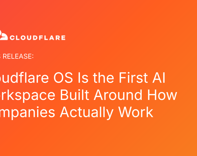 Imagem de capa do Cloudflare OS como workspace de IA para empresas