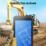 Galaxy Tab Active 6 em imagem da linha robusta Galaxy Tab Active5