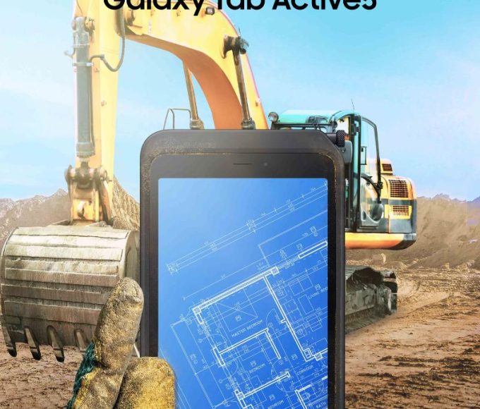 Galaxy Tab Active 6 em imagem da linha robusta Galaxy Tab Active5