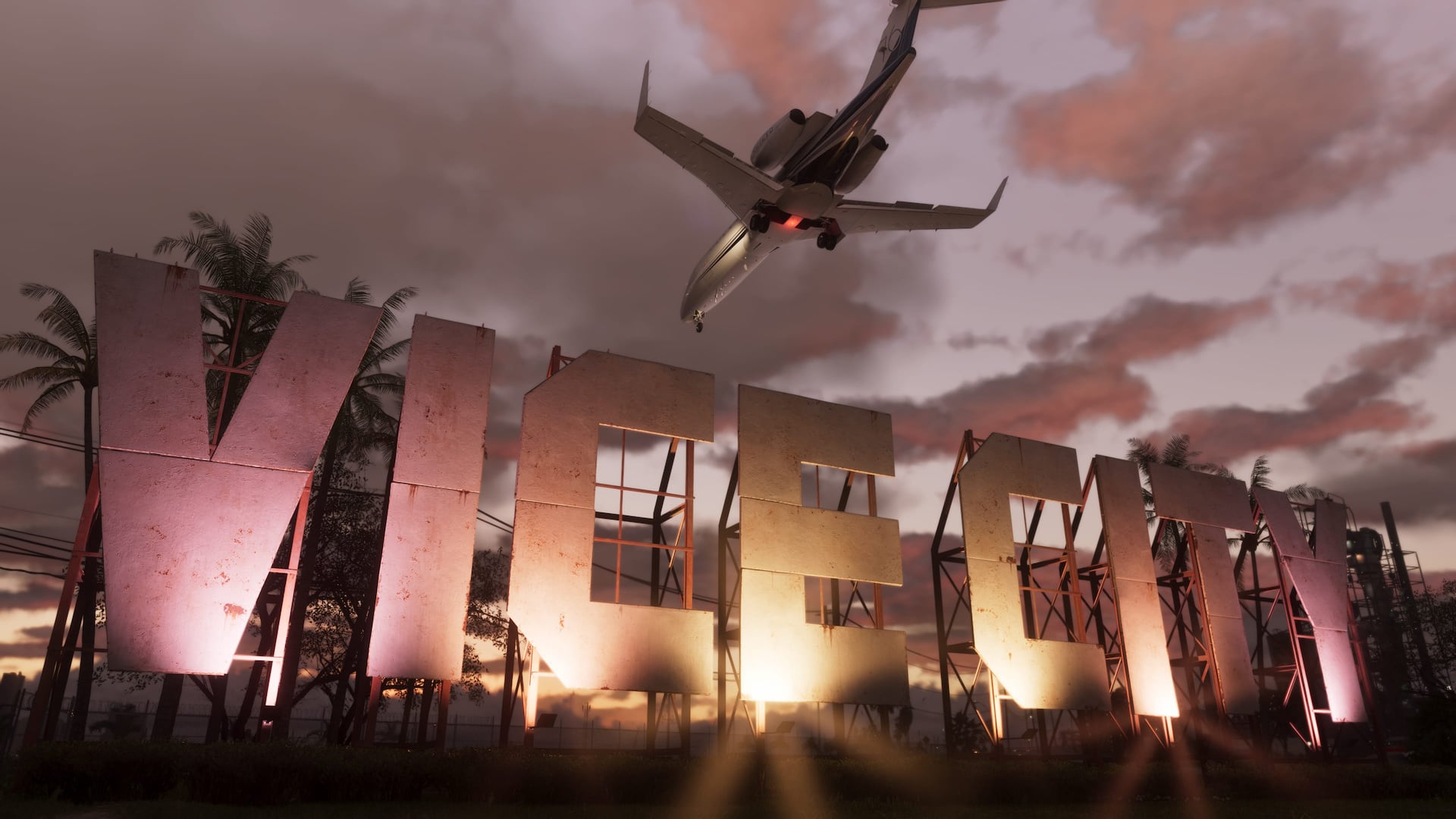 GTA 6 mostra Vice City em imagem oficial 1 Imagem oficial de GTA 6 mostrando Vice City em destaque 1