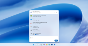Nova busca do Windows com inteligência artificial Copilot inteligência artificial Copilot na nova busca do Windows