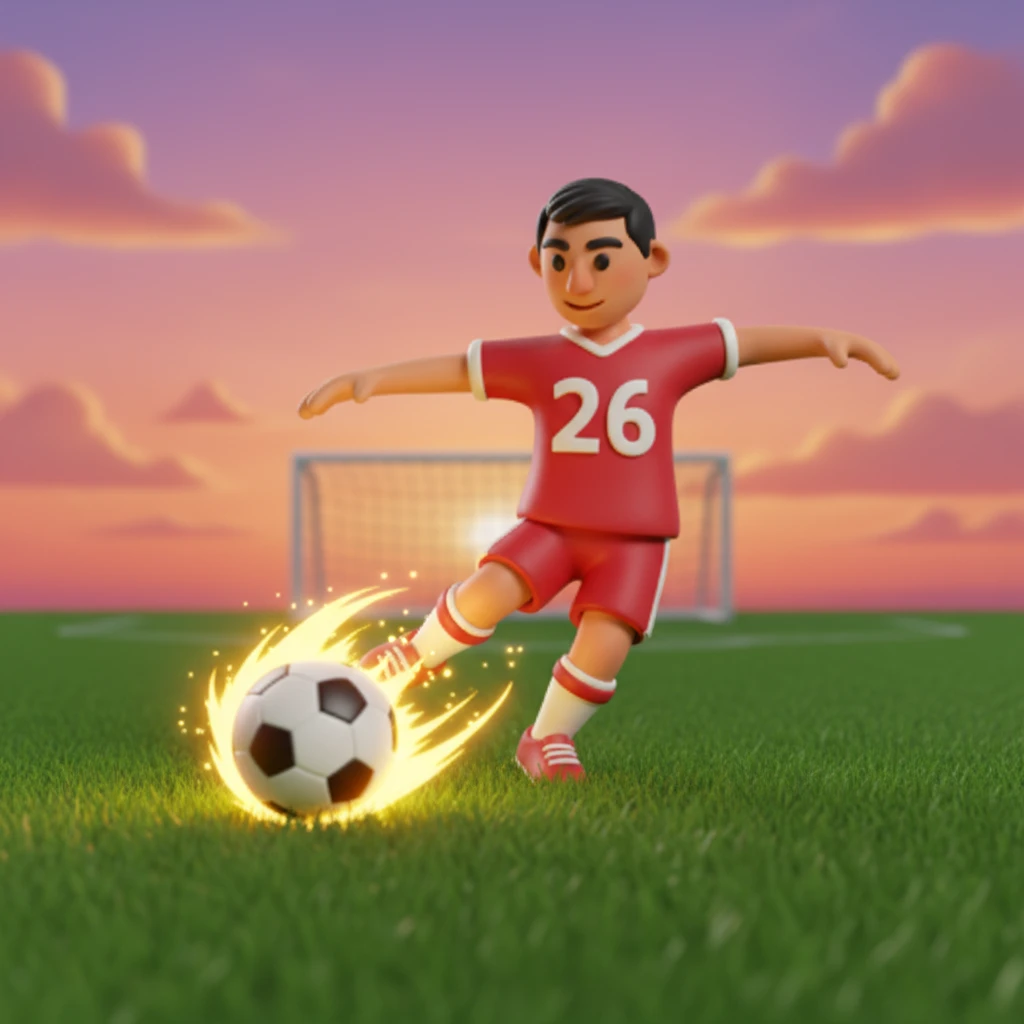 jogo Foosball Shootout exibido na galeria do Google Playground
