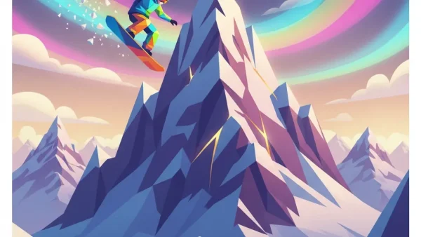 jogo Summit Swoop na capa sobre inteligência artificial do Google para games