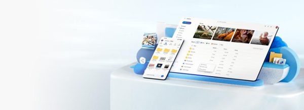 Microsoft 365 OneDrive em destaque com armazenamento em nuvem