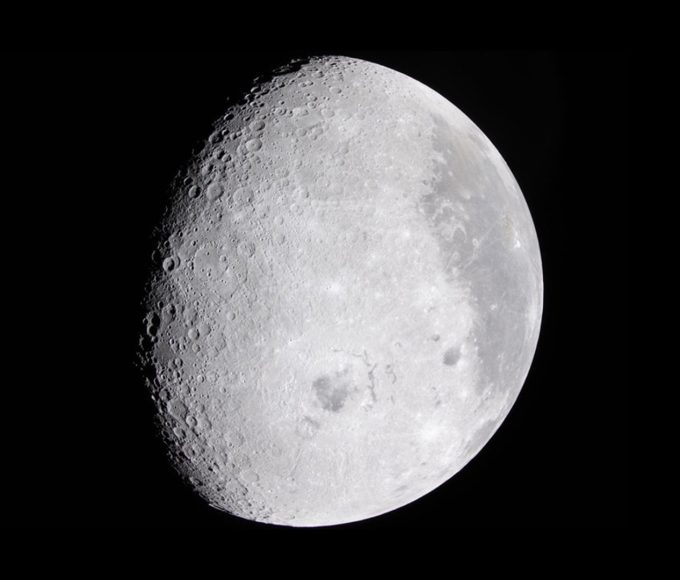 Modelo lunar da NASA e IBM em imagem de divulgação sobre IA para exploração da Lua